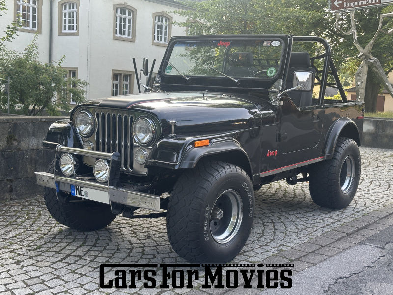 Jeep CJ7 1981 USA Schwarz Schwarz Zivilfahrzeug Geländewagen Nordrhein-Westfalen 7535 chrom edelstahl allrad offroad