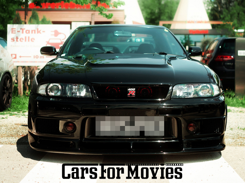 Nissan Skyline R33 GTR (Rechtslenker) 1995 Japan Schwarz Schwarz Zivilfahrzeug Sportwagen außerhalb von Deutschland 7555