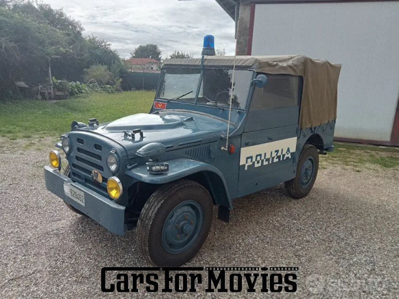 Fiat Campagnola Polizia 1963 Italien Blau Braun Einsatzfahrzeug Polizeifahrzeug West außerhalb von Deutschland 7604