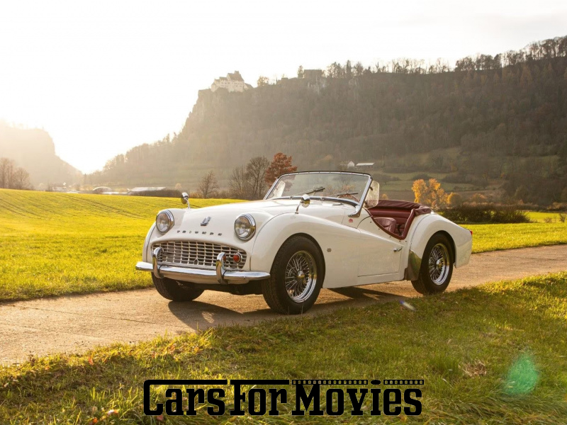 Triumph TR3 1961 England Weiß Rot Zivilfahrzeug Cabrio Bayern 7649