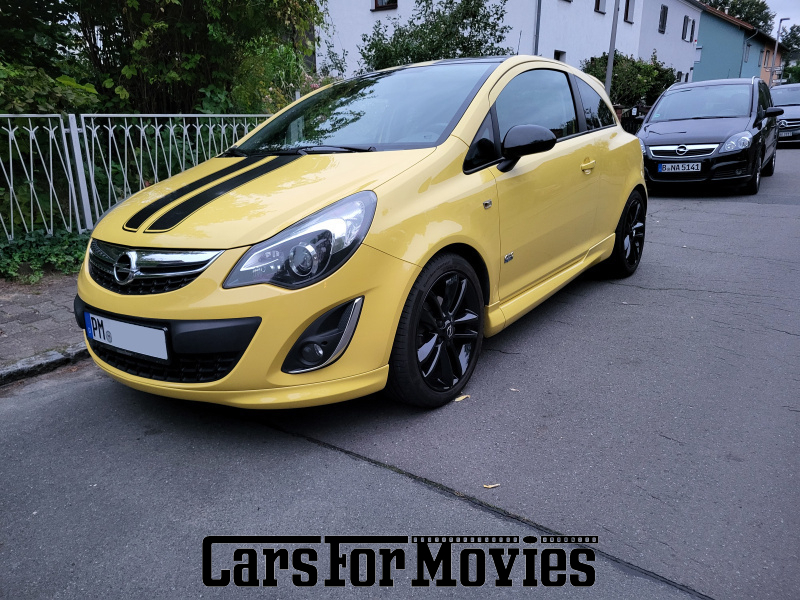 Opel Corsa D 1,4 Turbo 2014 Deutschland Gelb Schwarz Zivilfahrzeug Coupe DE - Berlin 7667 tuning