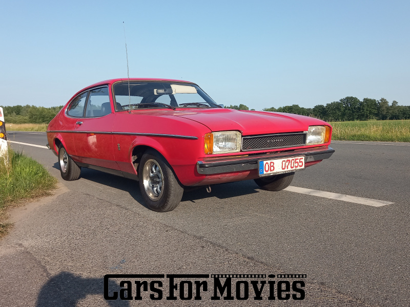 Ford-Werke GmbH Capri mk2 1977 Deutschland Rot Schwarz Zivilfahrzeug Coupe DE - Nordrhein-Westfalen 7687