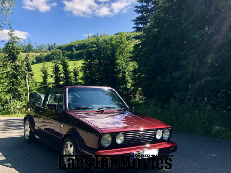 Volkswagen Golf 1 Cabrio 1993 Deutschland Rot Schwarz Zivilfahrzeug Cabrio DE - Nordrhein-Westfalen 7703 Bordeux