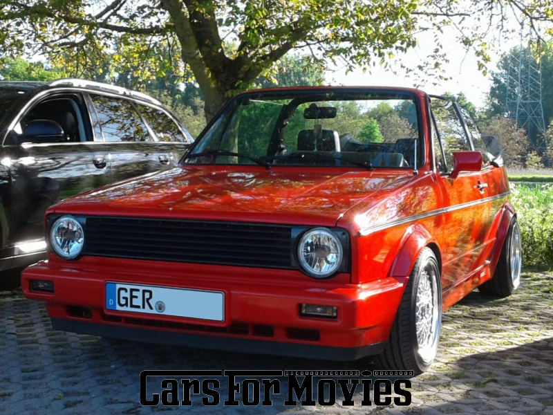 Volkswagen Golf 1 US Modell 1993 Deutschland Rot Schwarz Zivilfahrzeug Cabrio DE - Rheinland-Pfalz 7715 tuning leder