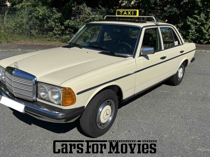 Mercedes Benz 200d (W123) 1981 Deutschland Beige Grün Einsatzfahrzeug Taxi DE - Schleswig-Holstein 7749 Taxi
Filmtaxi
