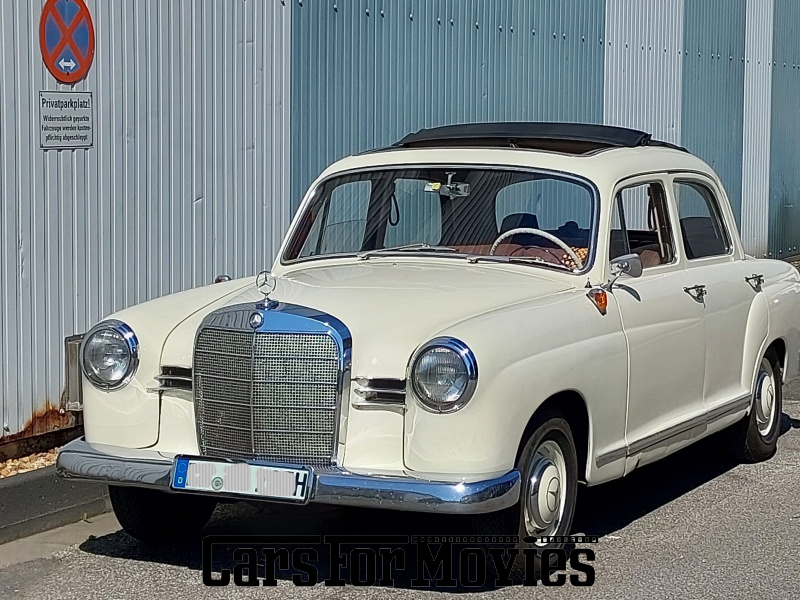 Mercedes Benz Ponton 180 b 1961 Deutschland Weiß Braun Zivilfahrzeug Limousine DE - Nordrhein-Westfalen 7856