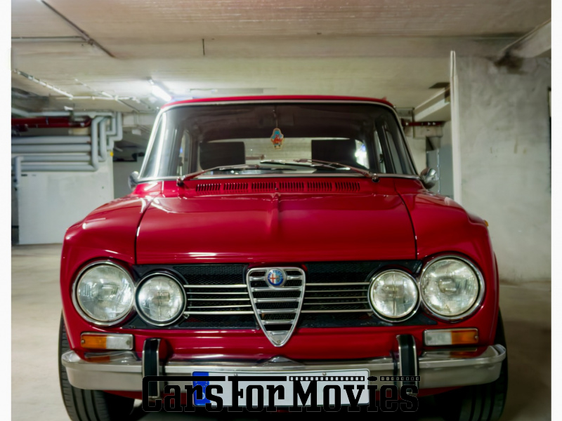 Alfa Romeo Giulia 1977 Italien Rot Schwarz Zivilfahrzeug Limousine DE - Hamburg 7858