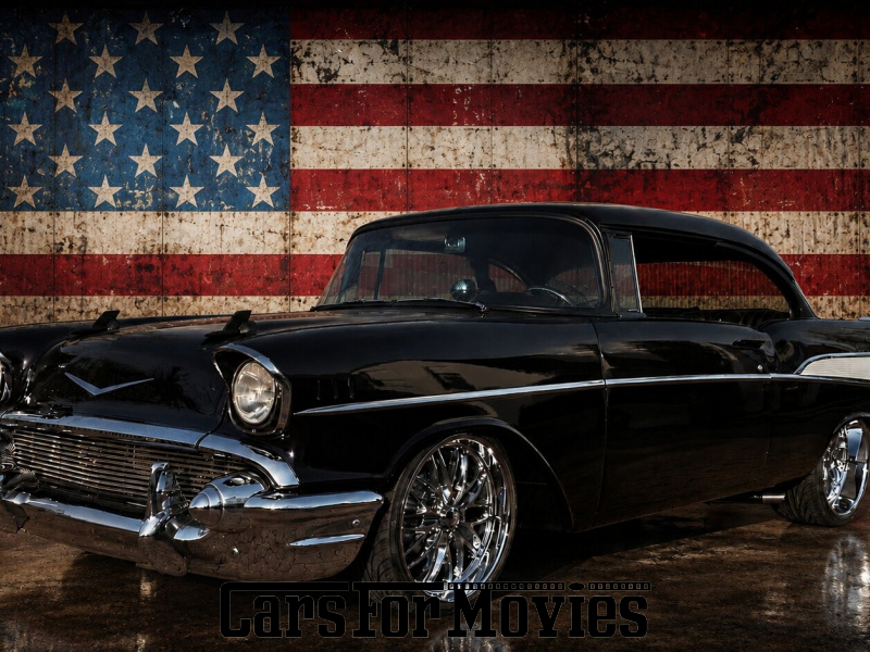 Chevrolet Bel Air 2 door Sport Coupé 1957 USA Lila Schwarz Zivilfahrzeug Coupe DE - Niedersachsen 7874