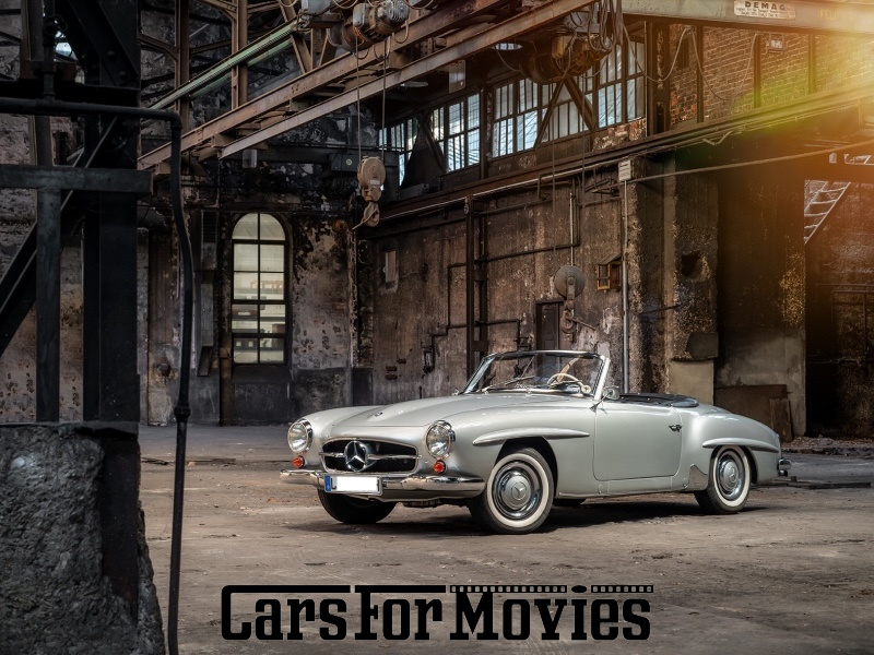 Mercedes Benz 190 SL 1962 Deutschland Silber Schwarz Zivilfahrzeug Cabrio DE - Bayern 7909
